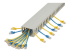 StarTech.com Open Slot Cable Management Raceway with Cover, 3"(75mm)W x 2"(50mm)H, 6.5ft(2m) length, 1/4"(8mm) Slots, PVC Network Cable Hider Kit/Wall Wire Duct, Max 180 Cables, UL Listed - Right-angle