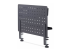 Startech Clamp-On Pegboard with Accessories, 16.5 x 12.5in (42 x 32cm), Steel Pegboard, Desktop Storage Organizer, Desk Mount Peg Board, Black - Back