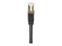StarTech.com 10m CAT6A Ethernet Cable, 10 Gigabit Shielded Snagless RJ45 100W PoE Patch Cord, CAT 6A 10GbE STP Network Cable w/Strain Relief, Black, Fluke Tested/UL Certified Wiring/TIA - Close up
