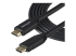 StarTech.com 10ft (3m) HDMI 2.0 Cable with Gripping Connectors, 4K 60Hz Premium Certified High Speed HDMI Cable with Ethernet, HDR10, 18Gbps, HDMI Video Cord for Monitor/TV, M/M, Black - Right-angle