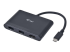 i-Tec USB-C HDMI and USB Adapter with Power Delivery Function - Right-angle