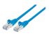 Intellinet Network Patch Cable, Cat6A, 5m, Blue, Copper, S/FTP, LSOH / LSZH, PVC, RJ45, Gold Plated Contacts, Snagless, Booted, Lifetime Warranty, Polybag - Right-angle
