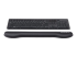 StarTech.com Foam Keyboard Wrist Rest for Ergonomic Typing Support, Padded Non-Slip Keyboard Cushion, Laptop or Desktop Computer Keyboard Wrist, Hand & Arm Rest, Soft Black Nylon Rest Pad - Front