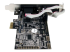 StarTech.com 4 Port Native PCI Express RS232 Serial Adapter Card with 16550 UART - Right side