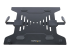 StarTech.com Monitor Arm with VESA Laptop Tray, For a Laptop (4.5kg / 9.9lb) and a Single Display up to 32" (8kg / 17.6lb), Black, Adjustable Desk Laptop Arm Mount, C-clamp/Grommet Mount - Front