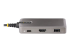 StarTech.com USB-C Multiport Adapter, 4K 60Hz HDMI, HDR, 3-Port USB Hub, 100W Power Delivery Pass-Through, USB Type C Mini Docking Station, Certified Works with Chromebook - Close up
