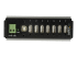 StarTech.com 7 Port USB 2.0 Hub, Metal Industrial USB-A Hub (7x USB-A) with ESD & Surge Protection, Extended Operating Temp -40 to 185°F, Din Rail/Wall/Desk Mountable, USB Expander, Rugged - Front