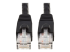 Eaton Tripp Lite Series Cat6a 10G Snagless UTP Ethernet Cable (RJ45 M/M), Black, 5 ft. (1.52 m) - Close up