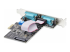 StarTech.com 2-Port Serial PCIe Card, Dual-Port PCI Express to RS232/RS422/RS485 (DB9) Serial Card, Low-Profile Brackets Incl., 16C1050 UART, TAA-Compliant, Windows/Linux, TAA Compliant - Back