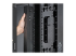 Eaton Tripp Lite Series 42U Rack Enclosure Server Cabinet Vertical Cable Management Bars - Close up