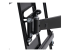 B-TECH BTV513/B - Mounting kit (double arm wall mount, mounting plate, cable management clip, 2 interface brackets) - Close up