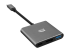 Adesso 3-IN-1 - docking station - Left-angle