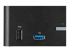 StarTech.com 2 Port Quad Monitor DisplayPort KVM Switch, 4K 60Hz UHD HDR, Desktop 4K DP 1.2 KVM with 2 Port USB 3.0 Hub (5Gbps) & 4x USB 2.0 HID Ports, Audio, Hotkey Switching, TAA - Close up