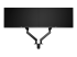 AOC AM420B - Mounting kit (clamp, grommet mount, monitor arm, gas spring) - Front