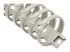 StarTech.com Flexible Cable Management Raceway Spine Vertebrae, 1-1/8"(29mm)W x 1"(25mm)H, 20"(0.5m) length, Nylon 66 Network Cable/Power Cord Hider Kit, Wall Wire Duct System, UL Listed - Close up