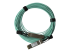 StarTech.com MSA Uncoded Compatible 15m/49.2ft 40G QSFP+ to QSFP+ AOC Cable, 40 GbE QSFP+ Active Optical Fiber, 40 Gbps QSFP Plus/Transceiver Module Cable, 40GE QSFP+ Active Optical Cable - Front