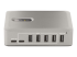 StarTech.com 10-Port USB-C Hub, 8x USB-A + 2x USB-C, Self-Powered w/ 65W Power Supply, USB 3.1 10Gbps Hub w/ BC1.2 Charging, Desktop/Laptop USB Hub with 3ft Locking USB-IF Certified Cable - Front