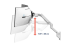 Ergotron HX - Mounting kit (articulating arm) - Right side