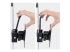 Startech Cubicle Monitor Mount, Cubicle Wall Single Monitor Hanger, Up to 34" VESA Mount Display, Height Adjustable Ergonomic Office Cubicle Hanging Flat Panel Hook & Clamp Bracket - Close up