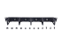 Startech 1U 19" Cable Management Organizer, D Ring Hook Network/Server Rack Cord Manager, Data Center Horizontal Wire Panel with Passthrough Holes with Mounting Hardware, EIA/ECA-310-E - Front