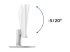 Philips V-line 241V8AW - Multi-angle