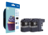 Brother LC123BK - 2-pack - Left-angle