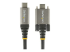 StarTech 20" 50cm Side Screw Locking USB C Cable 10Gbps, USB 3.1/3.2 Gen 2 Type-C Cable, 100W (5A) Power Delivery Charging, DP Alt Mode, Dual Screw Lock, USB-C to C Cord, Charge/Sync - Front