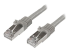 Startech 1m CAT6 Ethernet Cable, 10 Gigabit Shielded Snagless RJ45 100W PoE Patch Cord, CAT 6 10GbE SFTP Network Cable w/Strain Relief, Grey, Wiring is UL Certified/TIA - Right-angle