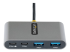 Startech 4-Port USB-C Hub with 100W Power Delivery Pass-Through Charging, 2x USB-A + 2x USB-C, 5Gbps, USBC Hub w/ 1ft (30cm) Long Cable, Portable Laptop USB Type-C to USB-A/C Hub - Front