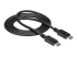 StarTech.com 1m DisplayPort 1.2 Cable with Latches M/M DisplayPort 4k - Left-angle