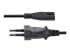 StarTech.com 1m (3ft) Laptop Power Cord, EU Plug to C7, 2.5A 250V, 18AWG, Notebook / Laptop Replacement AC Power Cord, Printer/Power Brick Cord, Europlug to IEC 60320 C7 - Front
