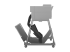 HP sheet stacker - 500 sheets - Right side