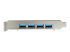 StarTech.com 4-Port USB PCIe Card - Left side