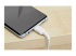 StarTech.com 2m USB C Charging Cable, Durable Fast Charge & Sync USB 2.0 Type C to USB C Laptop Charger Cord, TPE Jacket Aramid Fiber M/M 60W White, Samsung S10, S20 iPad Pro MS Surface - Close up