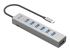 i-Tec - Hub - 7 x USB 3.2 Gen 1 - Right-angle
