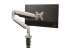 Startech Desk Mount Monitor Arm, Heavy Duty Ergonomic VESA Monitor Arm, Single Display up to 9kg, Full Motion, Height Adjustable, Articulating, Aluminum, C-Clamp/Grommet, Silver - Back