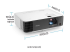 BenQ TK700ST - DLP projector - Left-angle