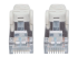 Intellinet Network Patch Cable, Cat6, 20m, Grey, Copper, S/FTP, LSOH / LSZH, PVC, RJ45, Gold Plated Contacts, Snagless, Booted, Lifetime Warranty, Polybag - Close up