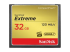 SanDisk Extreme - flash memory card - Front