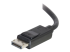C2G 10ft Ultra High Definition DisplayPort Cable with Latches - Close up