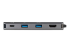StarTech.com USB C Multiport Adapter, 10Gbps USB Type-C Mini Dock with 4K 30Hz HDMI, 100W Power Delivery Passthrough, 3-Port USB Hub, GbE, Portable USB 3.1/3.2 Gen 2 Laptop Dock, 10" Cable - Close up