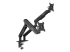 AOC AM420B - Mounting kit (clamp, grommet mount, monitor arm, gas spring) - Left-angle