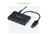 StarTech.com 4-Port Multi Monitor Adapter, DisplayPort 1.2 MST Hub, 4x 1080p, Video Splitter for Extended Desktop Mode on Windows PCs Only, DP to Quad DP Monitors MST Hub - Right-angle
