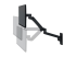 Ergotron LX Pro - Mounting kit (articulating arm) - Right-angle