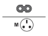 HPE - Power cable - BS 1363A (M) to power IEC 60320 C7 - Front