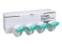 Lexmark - saddle staple cartridge (pack of 4) - Left-angle