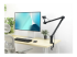 Kensington A1020 - Mounting kit (boom arm, C-clamp) - Back
