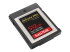 SanDisk Extreme Pro - flash memory card - Left-angle