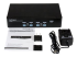 StarTech.com 4 Port Rack Mountable USB KVM Switch with Audio & USB Hub - Front
