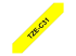 Brother TZe-C31 - Black on fluorescent yellow - Left-angle